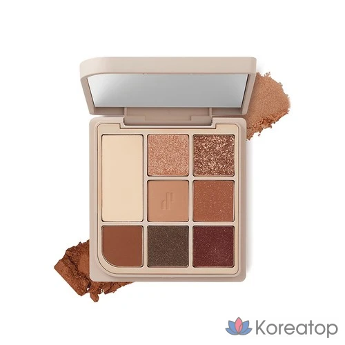 Палетка теней для век Heart Percent Dot On Mood Eye Palette, оттенок 03 Vermillion Facet, 1 шт.