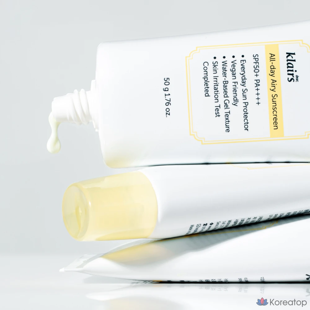 Солнцезащитный крем Dear, Klairs All Day Airy SPF50+ PA++++, 50 г, 1 шт.