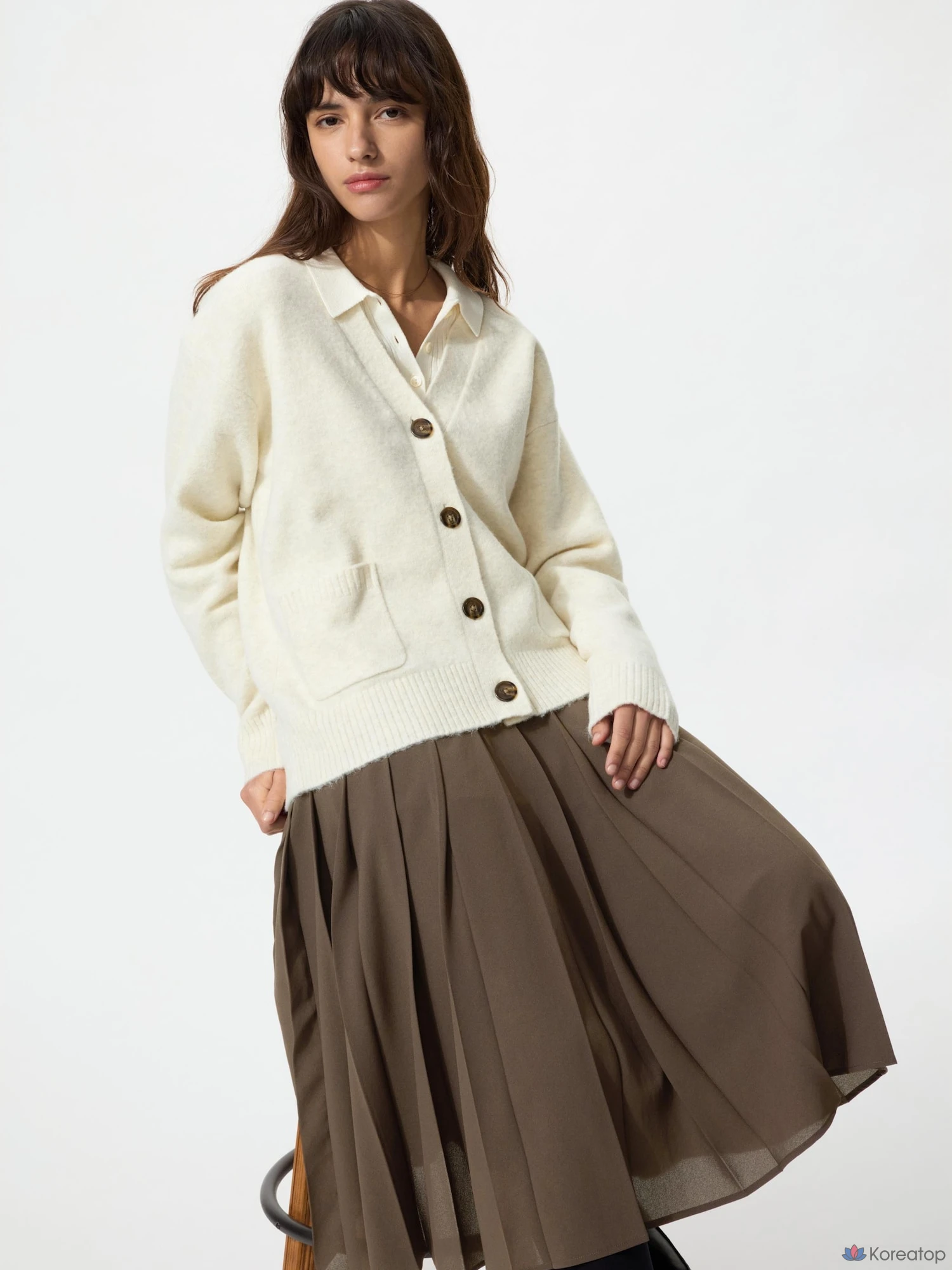 Кардиган Uniqlo Souffle Yarn Relax Cardigan