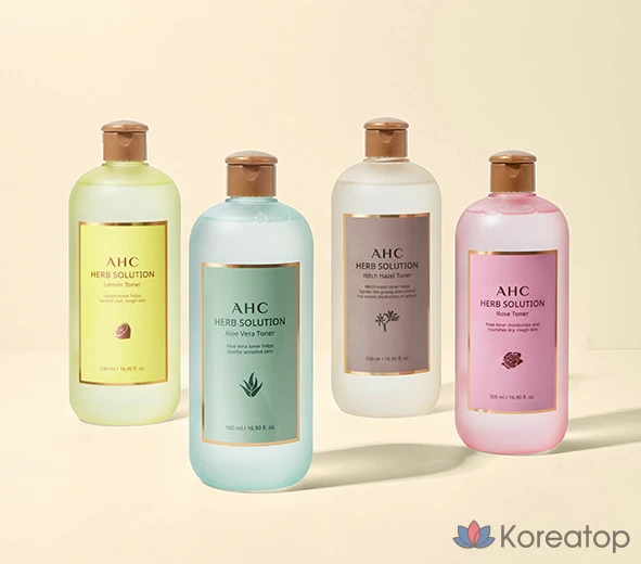 Тоник для тела AHC Herb Solution со вкусом лимона, 500 мл, 1 шт.