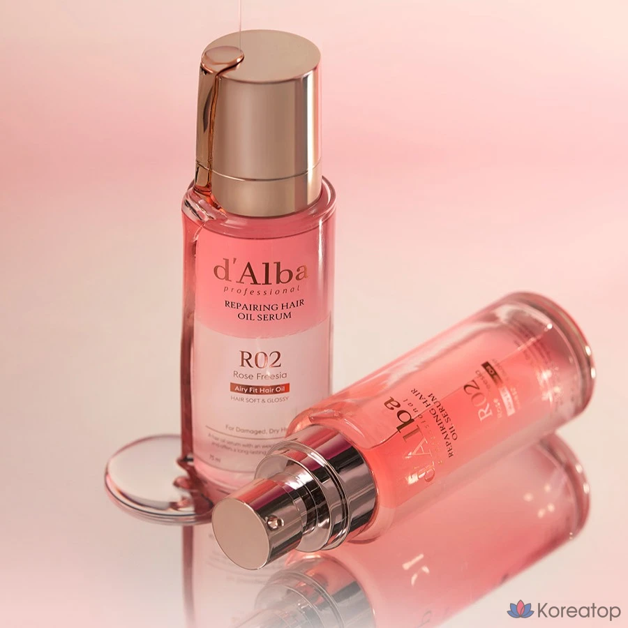 Восстанавливающее масло-сыворотка для волос D'alba Professional, 1 шт., 75 мл