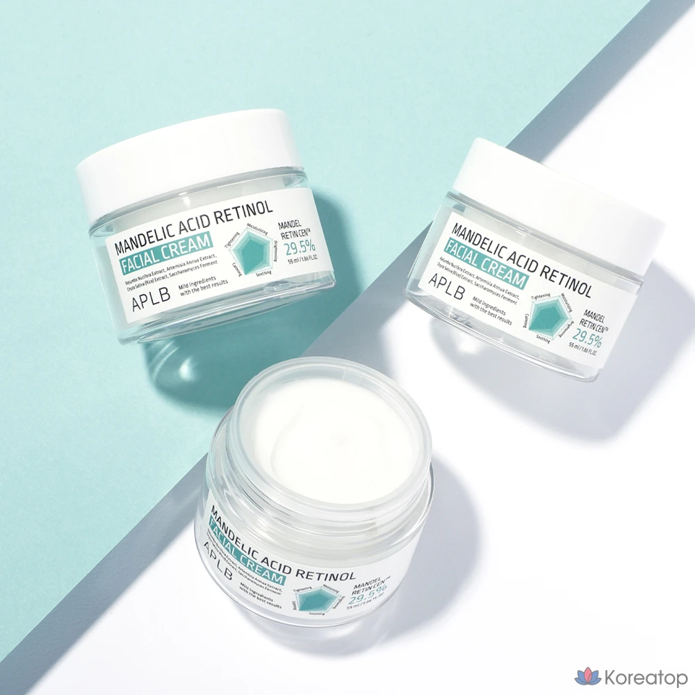 Крем для лица APLB с миндальной кислотой и ретинолом, 55 мл, 1 шт.