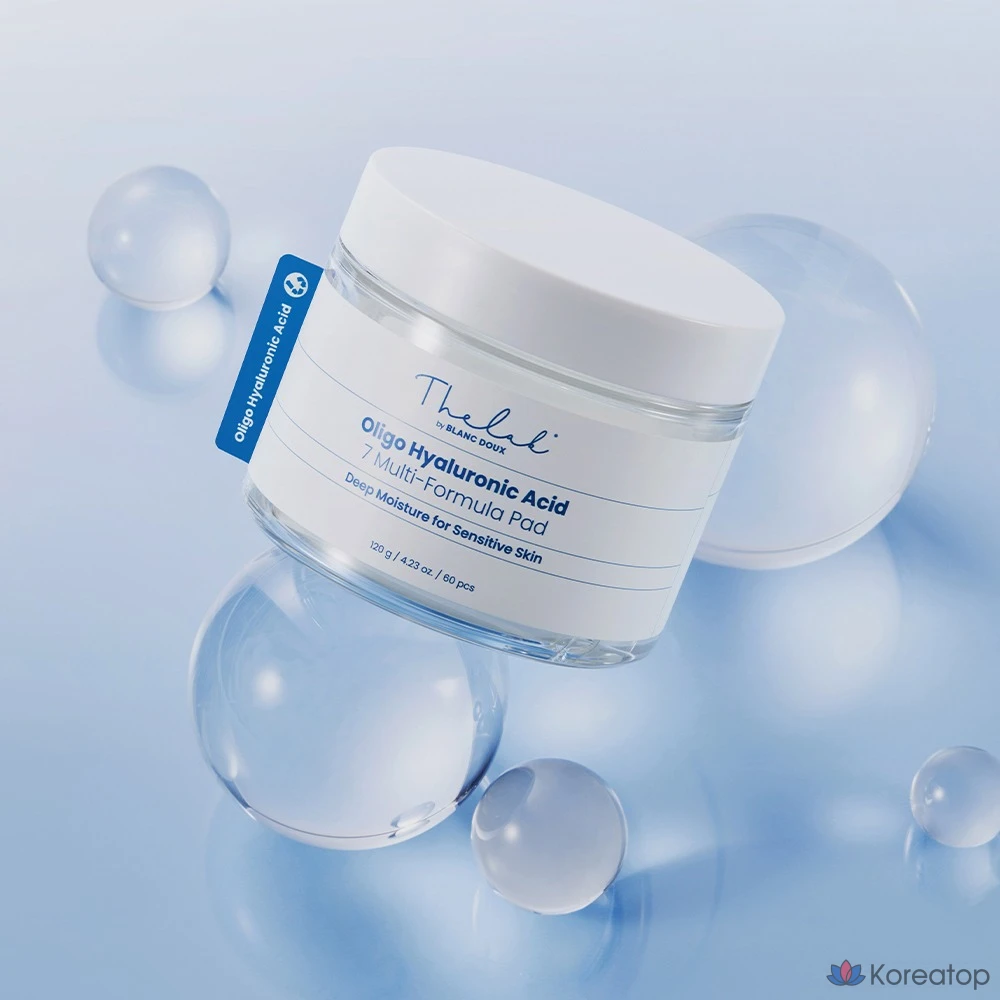 The Lab by Blanc Doux Oligo Hyaluronic Acid 7 Multi Formula Pad, 120 г, 60 листов, 1 шт.
