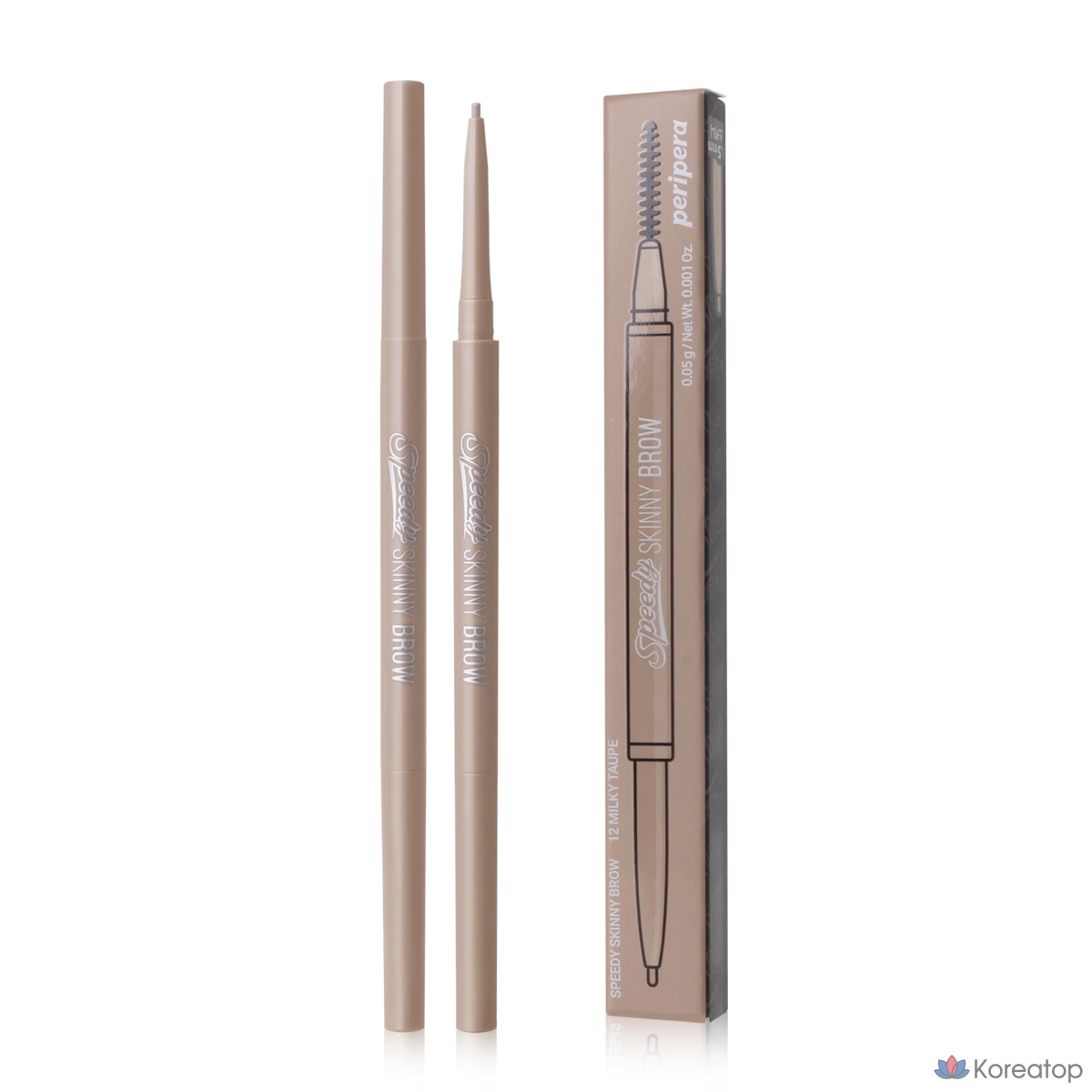 Peripera Speedy Skinny Brow, 12 Milky-Top, 1 шт.