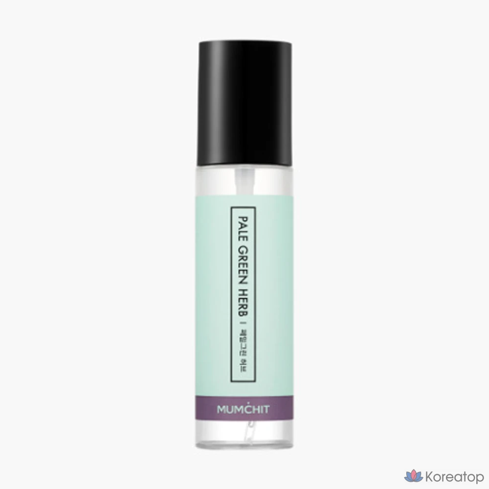 Ароматизатор для тканей MUMCHIT Stop, 100 мл, бледно-зеленый травяной аромат, 1 шт.