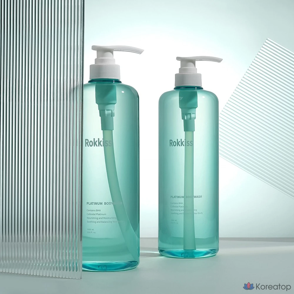 Гель для душа Rokkiss Platinum Mild Acid Body Wash, 1 л, 1 шт.