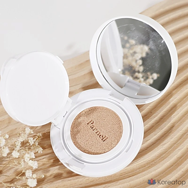 Сыворотка-кушон Parnell Shikamanu (основной продукт + сменный блок) SPF45 PA++ Уход за порами Коррекция тона кожи Основа под макияж Сияющий отбеливающий эффект Защита от веснушек Укрепление кожи Красота кожи Сияние кожи Удаление излишков кожного сала Коррекция тона кожи, сыворотка-кушон № 23, 1 шт., фото 2