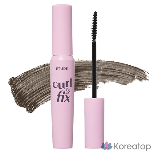 Тушь для ресниц Etude House Curl Fix, 8 г, серо-коричневая, 1 шт.