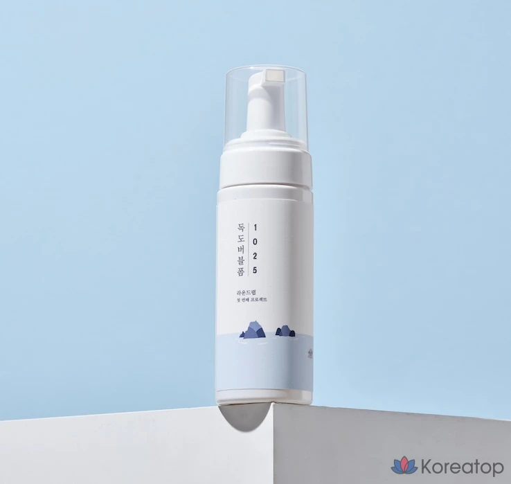 Очищающая пенка Round Lab 1025 Dokdo Bubble Cleansing Foam, 150 мл, 1 шт.