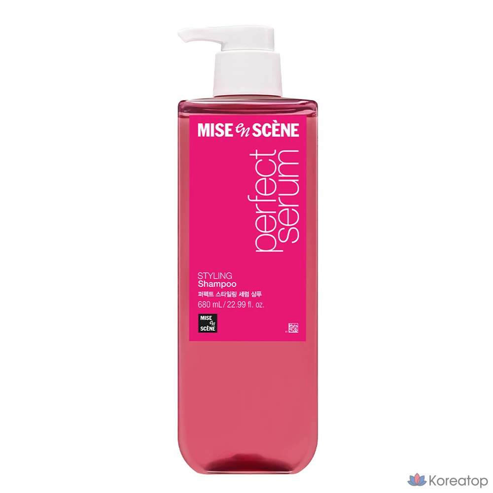 Шампунь для укладки волос Mise en Scene Perfect Hair Serum, 680 мл, 1 шт.