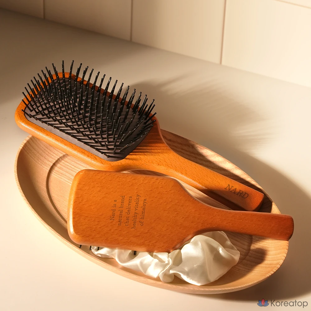 Набор кистей для бритья Bouquet Garni Nard Paddle Brush M, разные цвета, 1 шт., фото 3