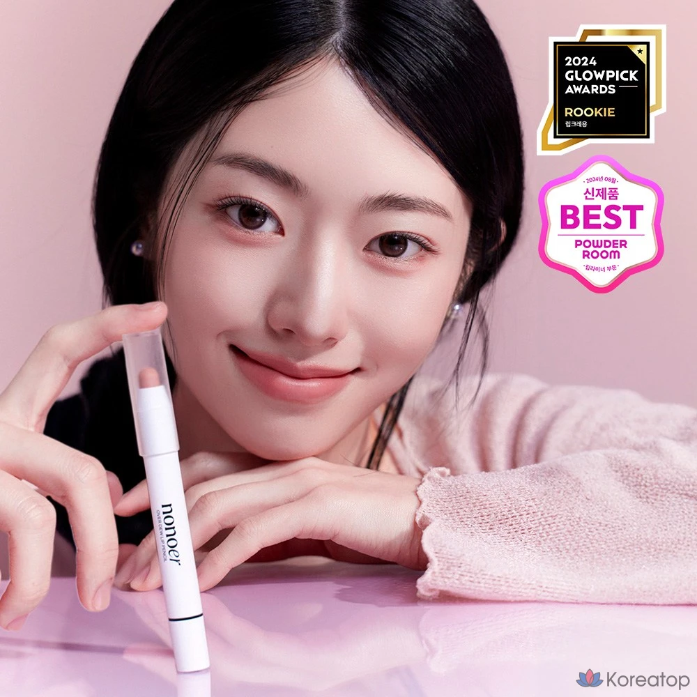 Карандаш для губ NONOER Over Dew, 1 шт., 006 Veiled Peony Pink