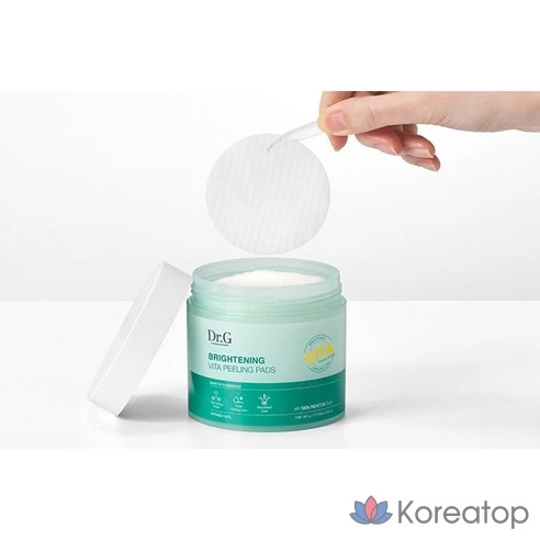 Осветляющие пилинг-пэды Dr.G Brightening Vita Peeling Pads