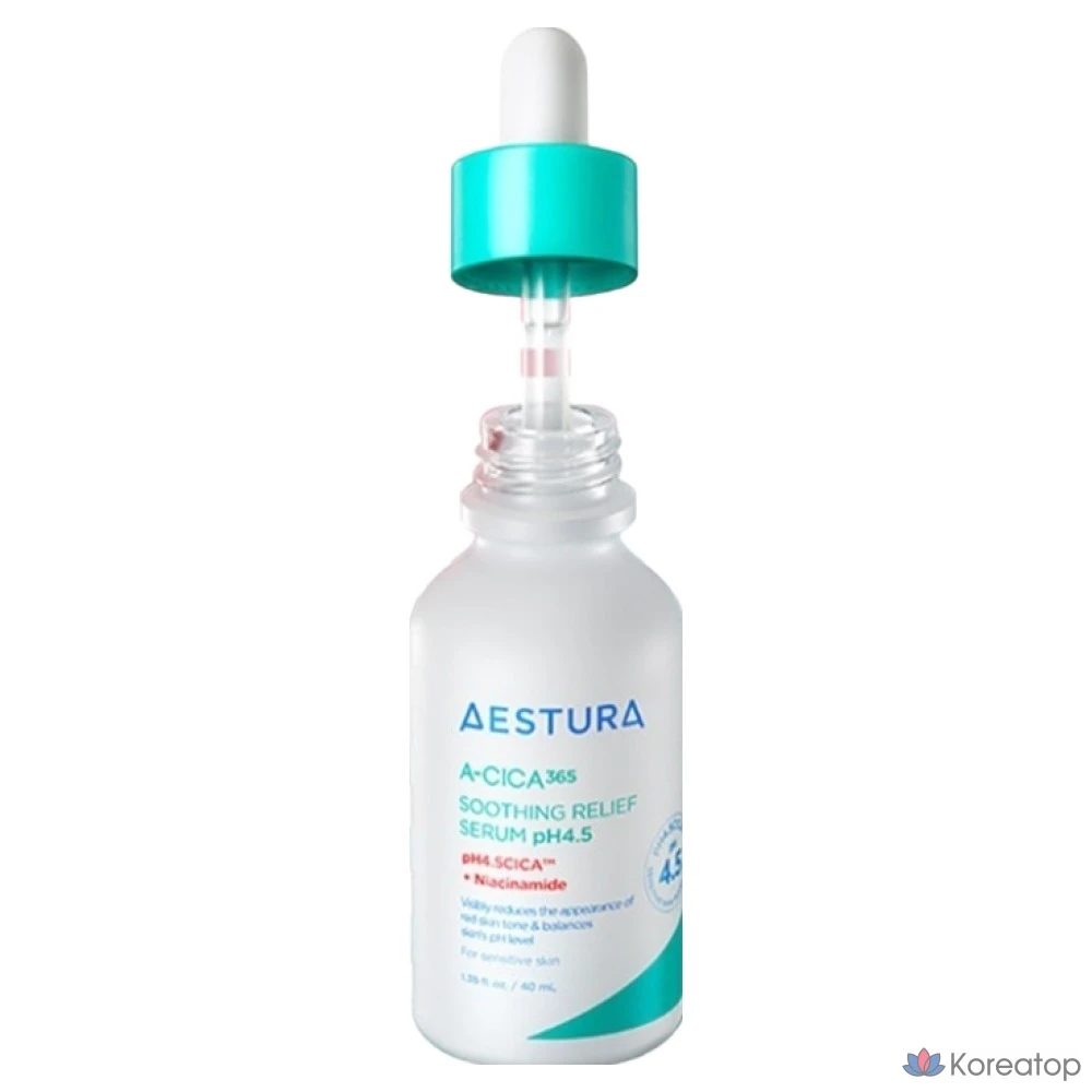 Сыворотка AESTURA A-Cica 365 Blemish Calming Serum pH 4.5, 40 мл, 1 шт.