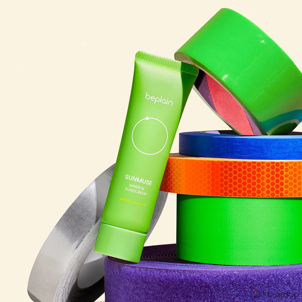 Солнцезащитный крем Beplain Sunmuse Mint Green SPF50+ PA++++, 50 мл, 1 шт.