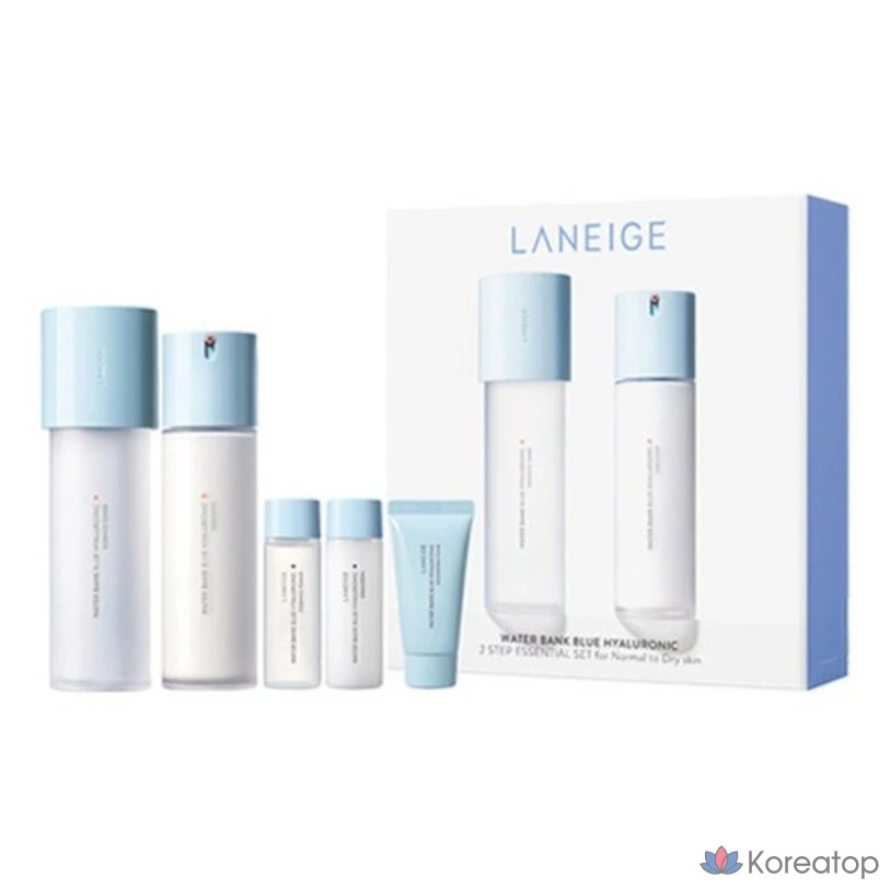 Набор Laneige Water Bank Blue Hyaluronic 2-Step Essential Set для комбинированной кожи, 2 комплекта