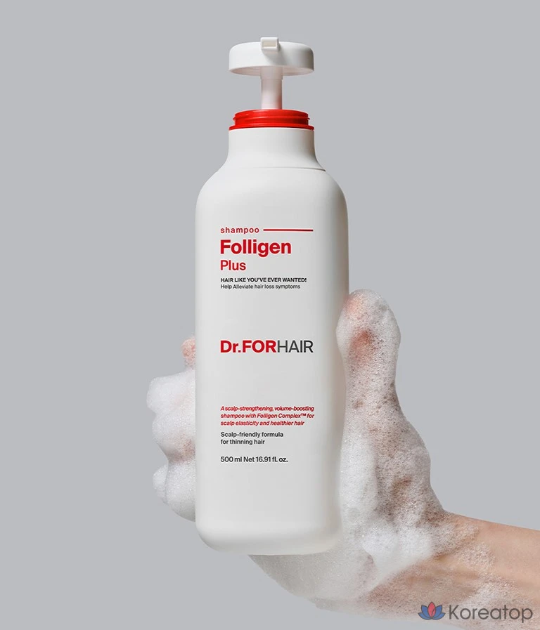 Функциональный шампунь Doctor For Hair Foligen Plus, 750 мл + 2 флакона по 100 мл, 1 шт.