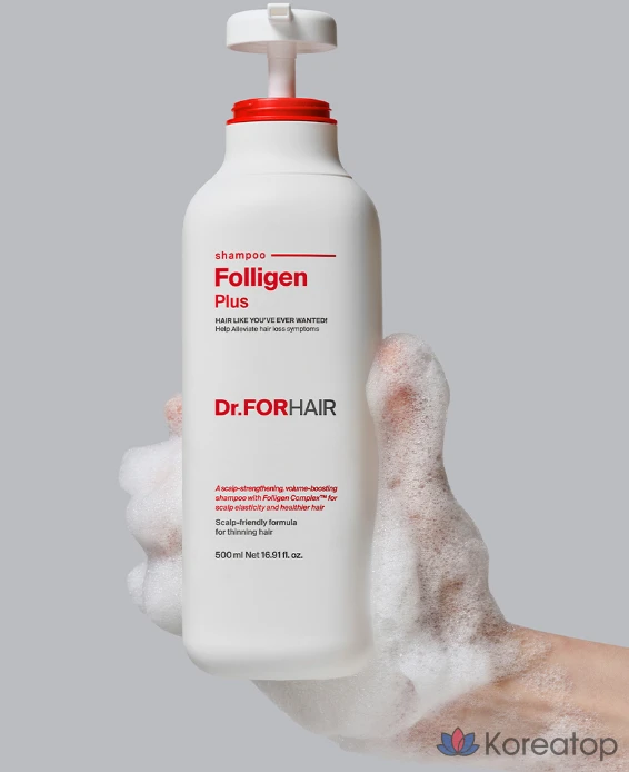 Шампунь Dr. For Hair Polygen Plus 750 мл (2 шт.) + 100 мл (1 шт.), 1,6 л, 1 упаковка., фото 3