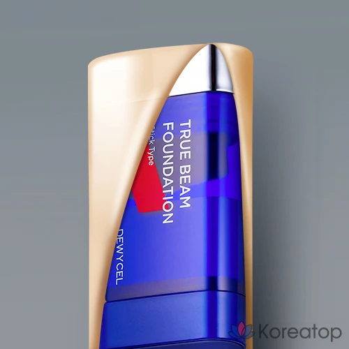 Тональный крем DEWYCEL Homme True Beam Stick & Brush Foundation SPF50+ PA++++, бальзам для губ Color Lip Balm 01 Core Balm 4g, специальный набор, 1 шт.