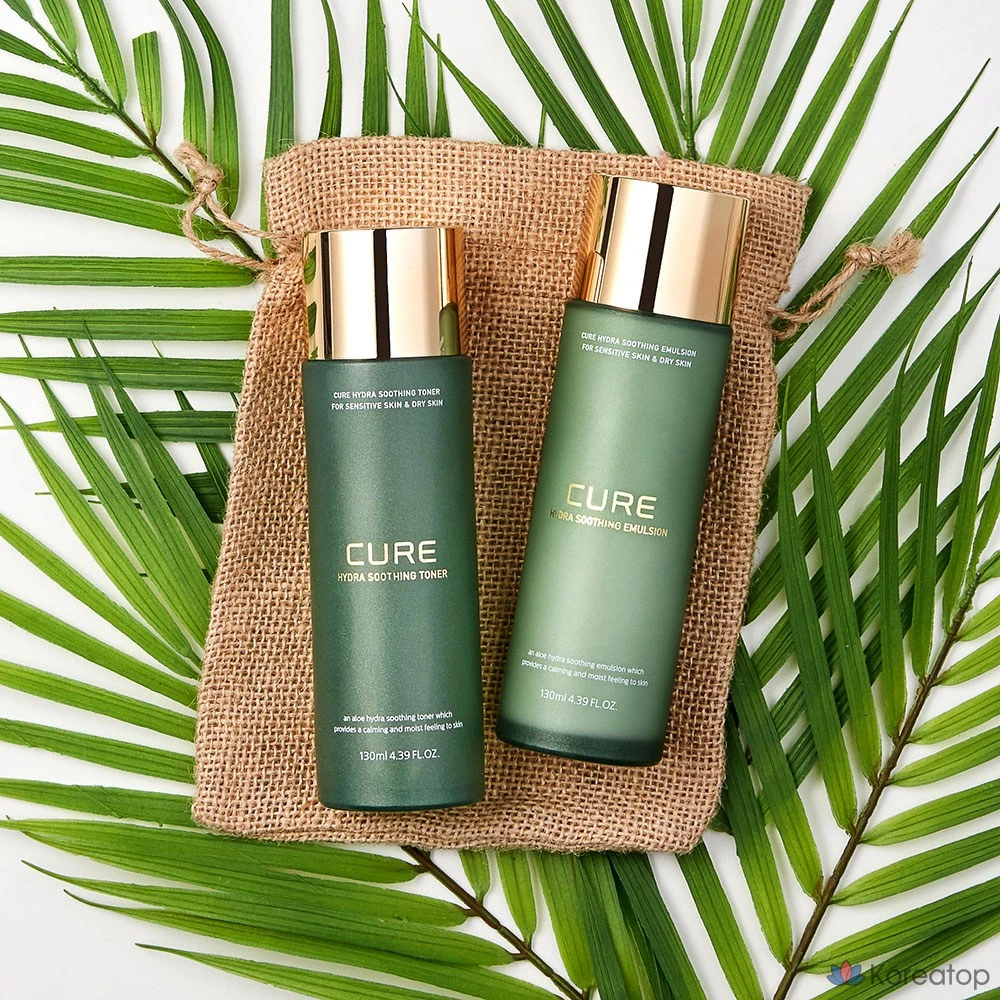 Набор для ухода KIM JEONG MOON Aloe Cue Hydra Soothing Gift Set (Toner + Cream + Emulsion), 1 шт., фото 3