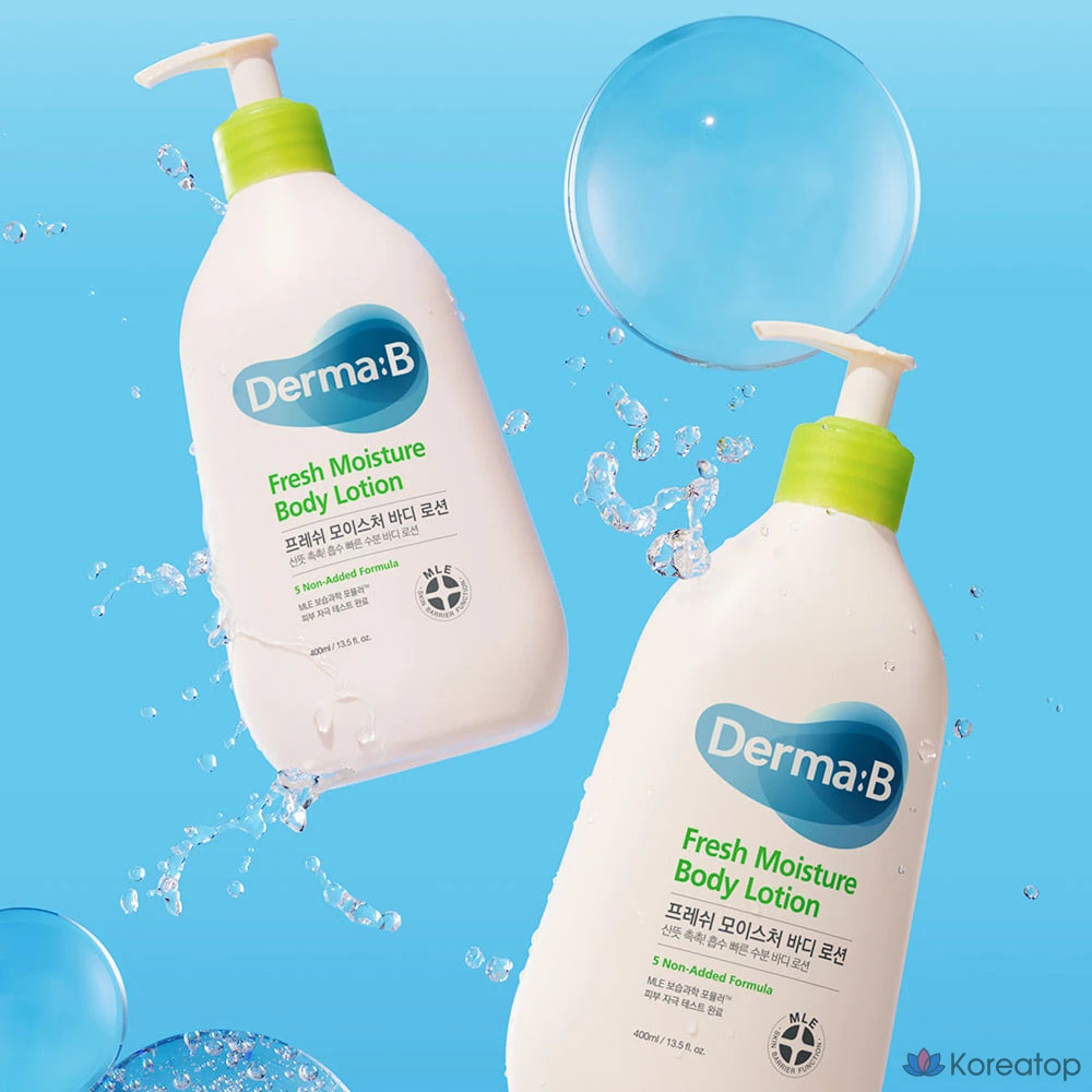 Лосьон для тела DERMA:B Fresh Moisture Body Lotion Special Set, 420 мл, 1 шт.