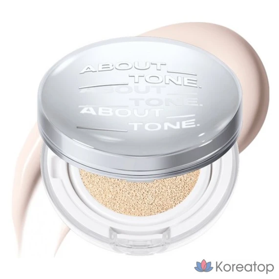 Кушон ABOUT TONE Skin Layer Fit Cushion, оттенок AT.21 Warm Light, 1 шт.