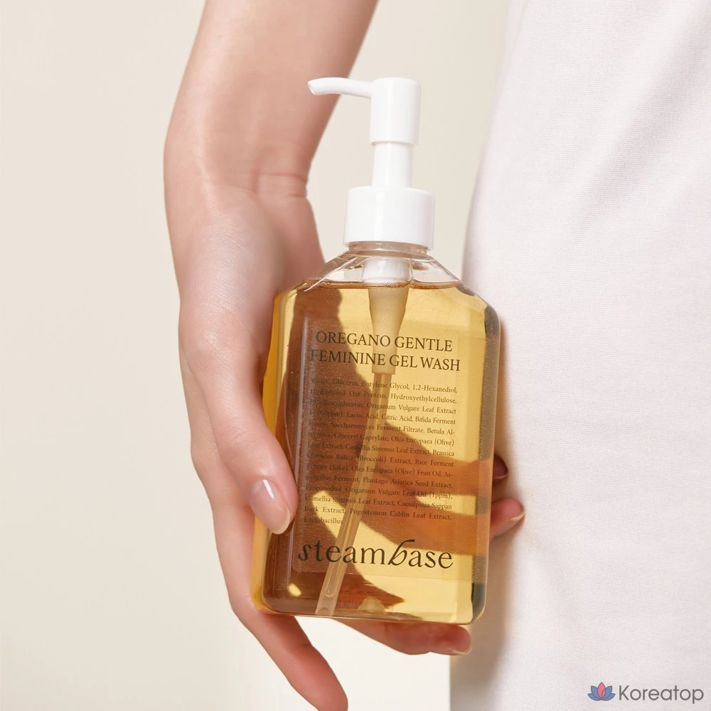 Гель для интимной гигиены Steambase Oregano Gentle Feminine Gel Wash для ухода за Y-зоной, с мягкой кислотностью, 1 шт., 220 мл