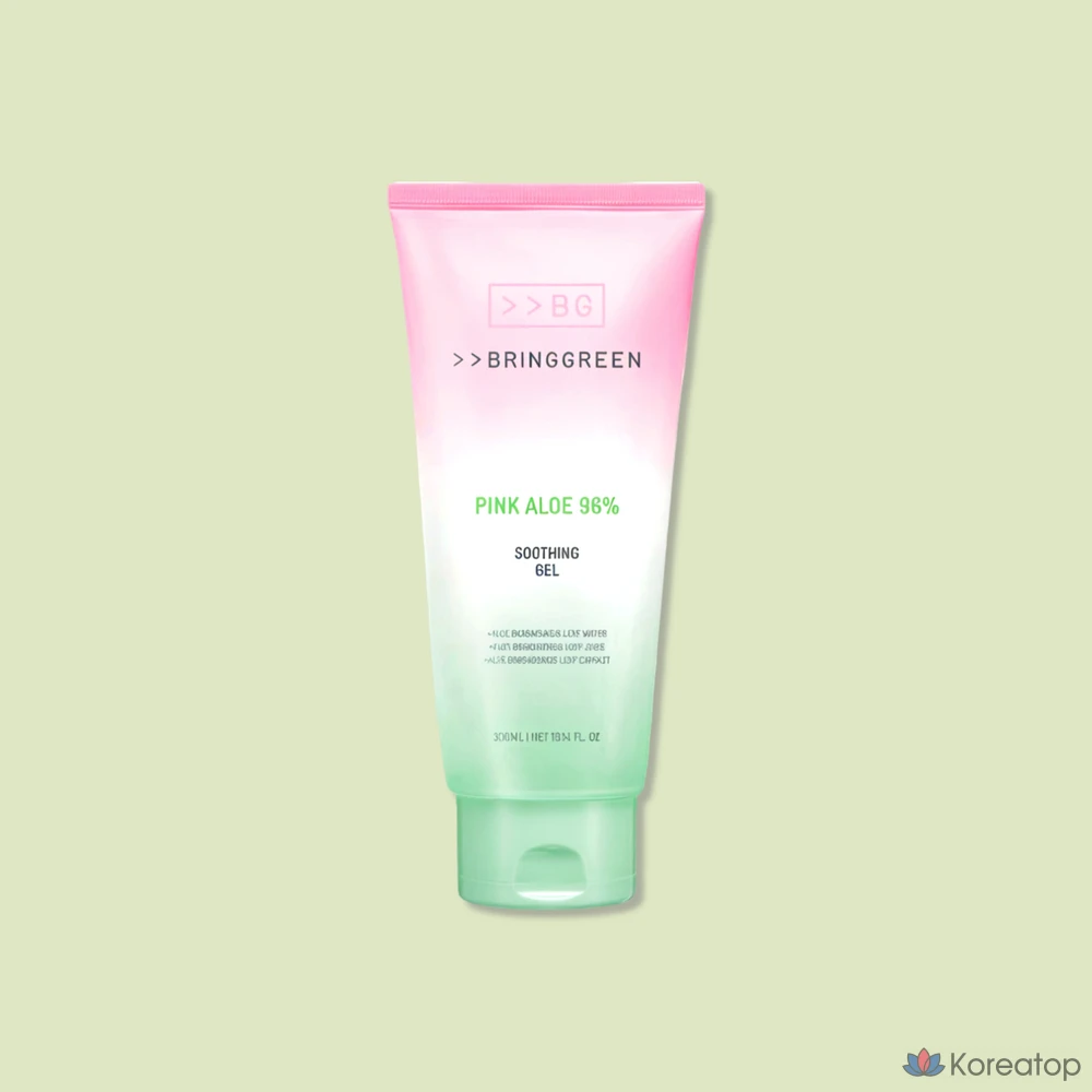 Успокаивающий гель с алоэ вера Bring Green Pink, 96%, 1 шт., 300 мл.