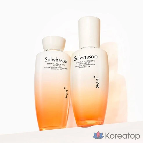 Sulwhasoo Концентрированный обновляющий женьшень 2 вида специальный набор + сумка для покупок + Концентрированный обновляющий крем с женьшенем Classic 10 мл x 3