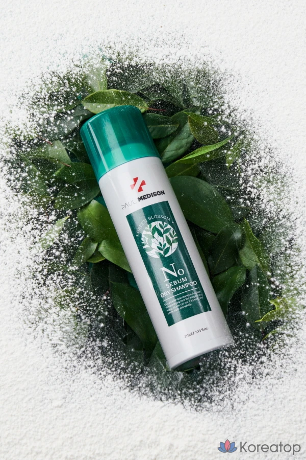 Сухой шампунь PAUL MEDISON Signature No-Sebum Green Blossom, 1 шт., 211 мл