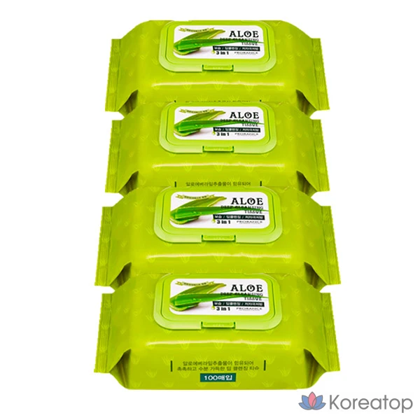 Салфетки для глубокого очищения Prolance с алоэ вера, 100 листов, фото 2