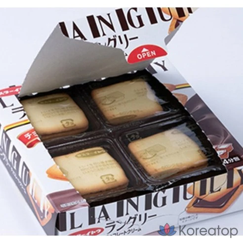 Шоколадное печенье с кремом Langri, 132 г