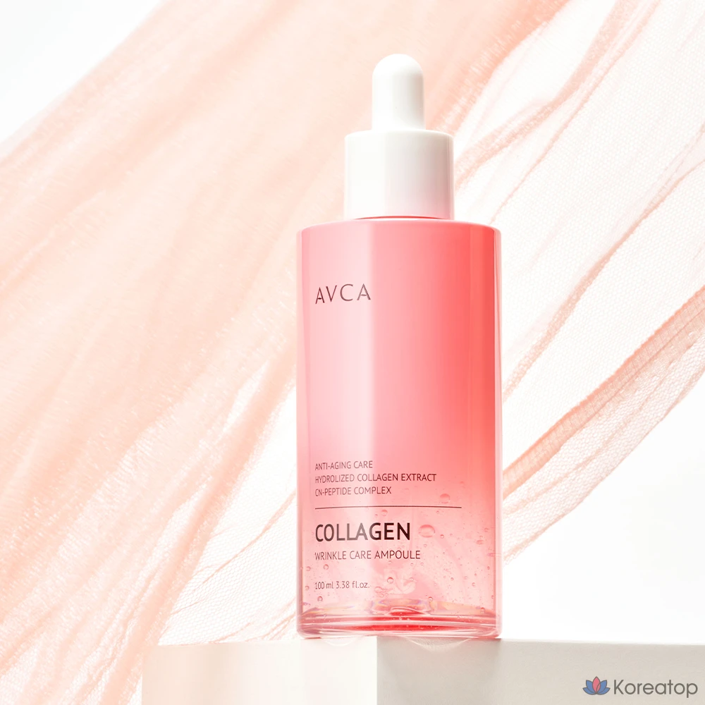 Ампула AVCA Wrinkle Care с коллагеном и комплексом против морщин, 100 мл, 1 шт.