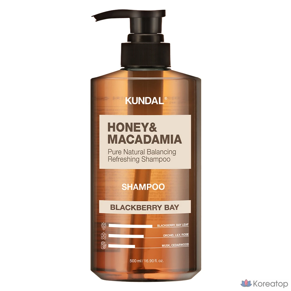 Kundal Honey &amp; Macadamia Nature Шампунь Blackberry Bay, 500 мл, 1 шт.