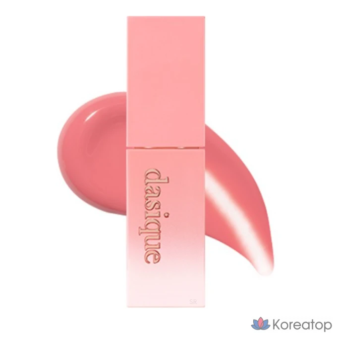 Тинт для губ Dasique Juicy Dewy Tint, оттенок 09 Peach Pudding (Pink Coral), 1 шт.
