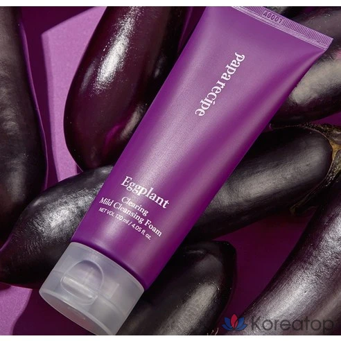 Мягкая очищающая пенка Papa Recipe с экстрактом баклажана