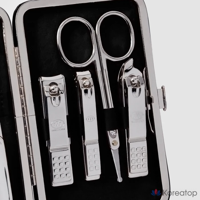 Набор для ухода Three Seven 777 Nail Clipper Set TS-343EXC, 9 шт., фото 2
