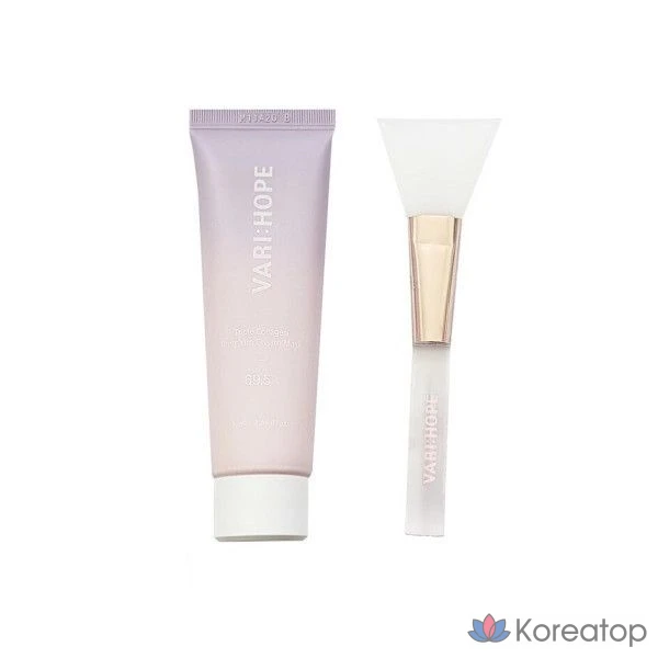 Крем-маска для лица VARI:HOPE Triple Collagen Premium Cream Mask, 50 мл, с кисточкой, 1 шт.