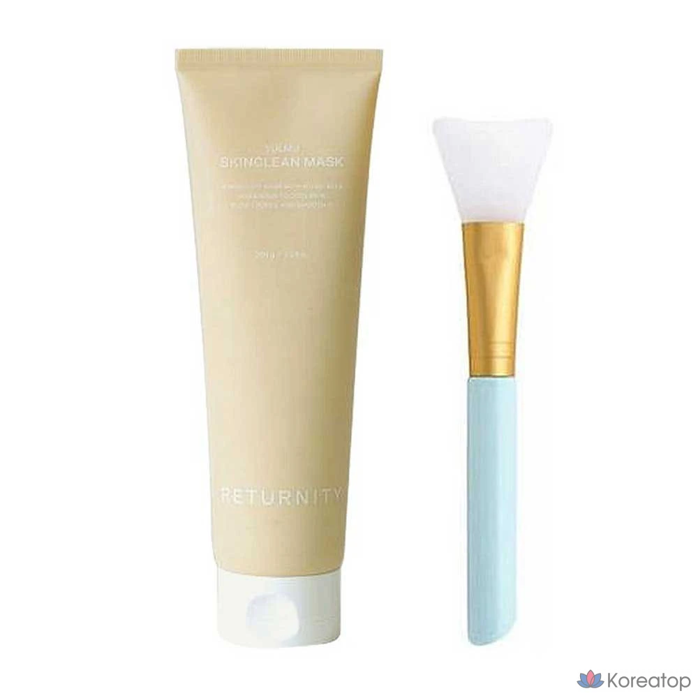 Набор для очищения кожи RETURNITY Yulmu Pack Skin Clean, силиконовая щеточка, 200 г, 1 шт., 1 упаковка