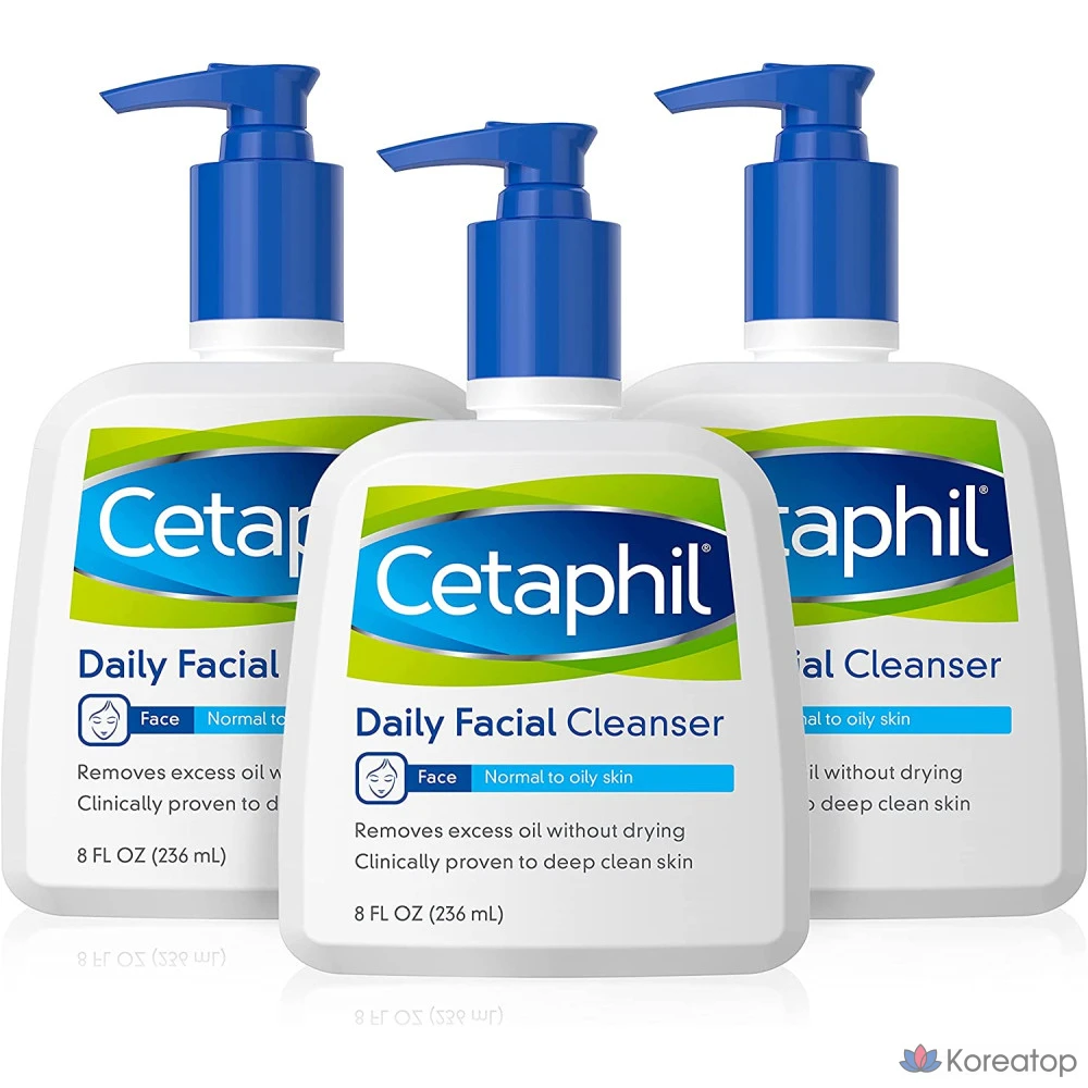 Гель для умывания Cetaphil, 236 мл (8 жидких унций), 1 шт., средство для умывания лица для жирной, чувствительной и комбинированной кожи.
