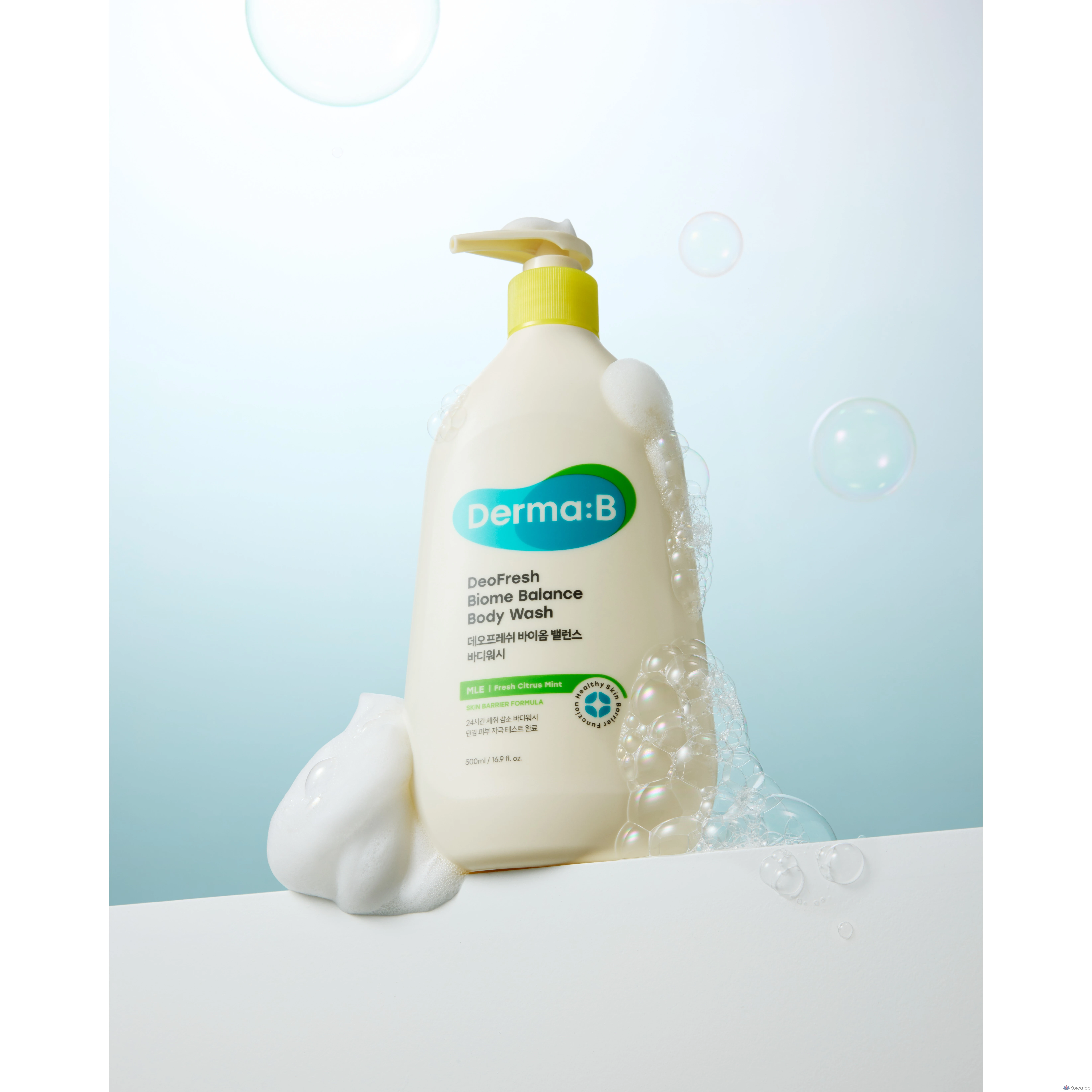 Гель для душа DERMA:B Deo Fresh Biome Balance Body Wash, 500 мл, 1 шт.