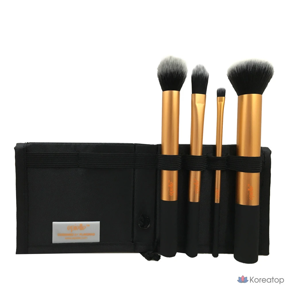 Набор из 4 кистей для макияжа Epielle Point, разные цвета, 2 комплекта., фото 3