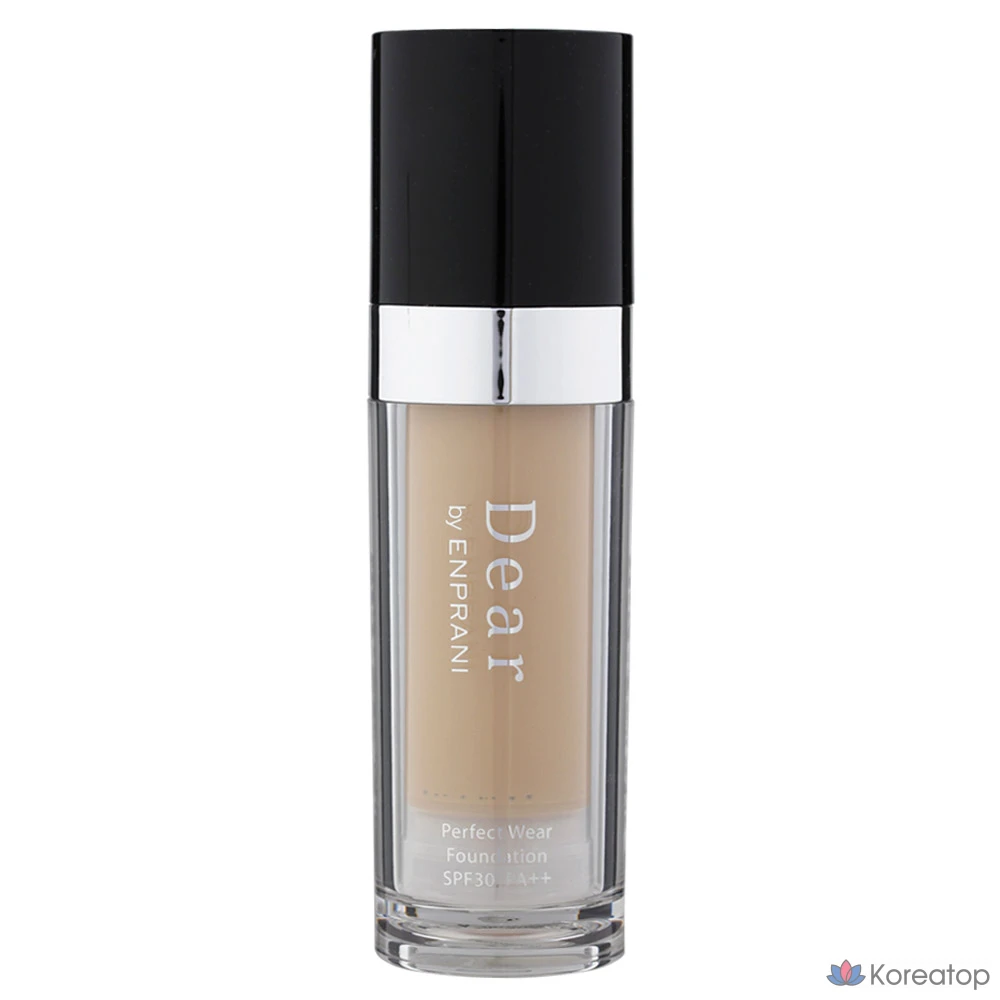 Фундация Enprani Dear By Perfectwear Foundation, оттенок 23 (Natural Beige), 40 г, SPF30 PA++, 1 шт., фото 2