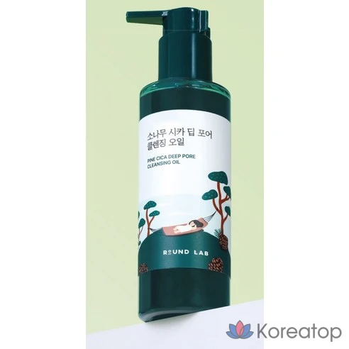 Масло для глубокого очищения пор Round Lab Pine Cica
