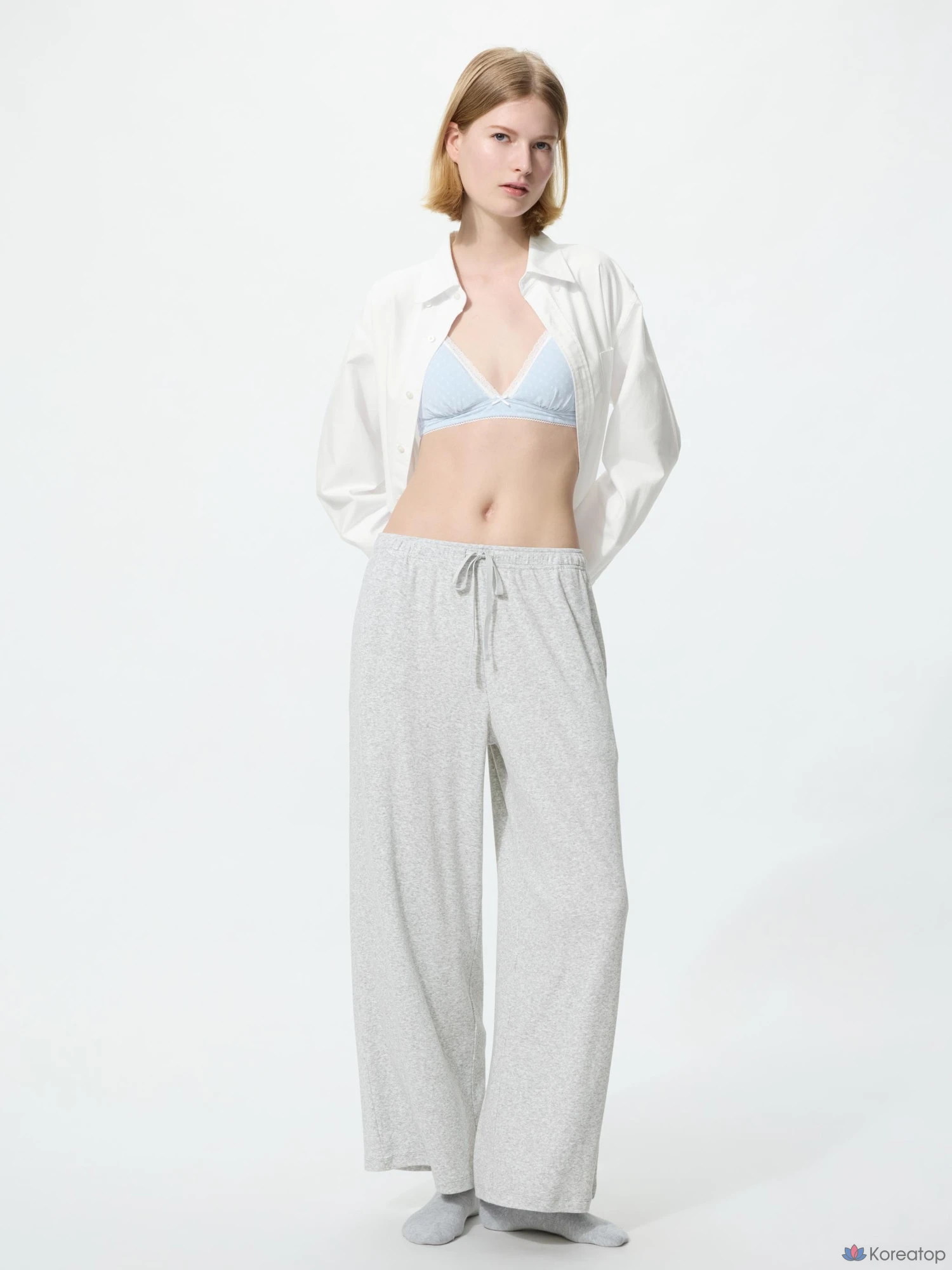 Брюки Uniqlo Rib Wide Easy Pants