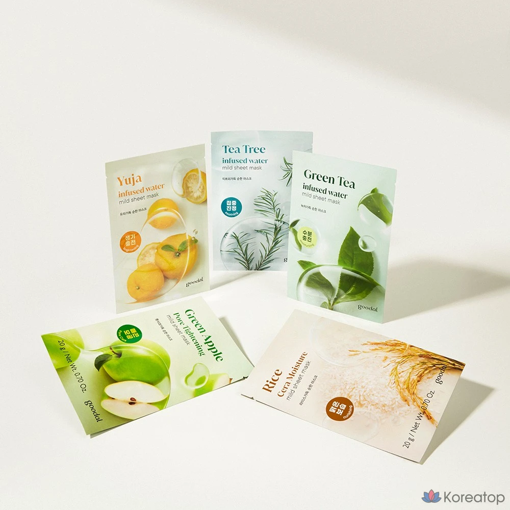 Тканевая маска для лица Goodal Green Tea Full Moist Soothing Mask, 1 шт., фото 3