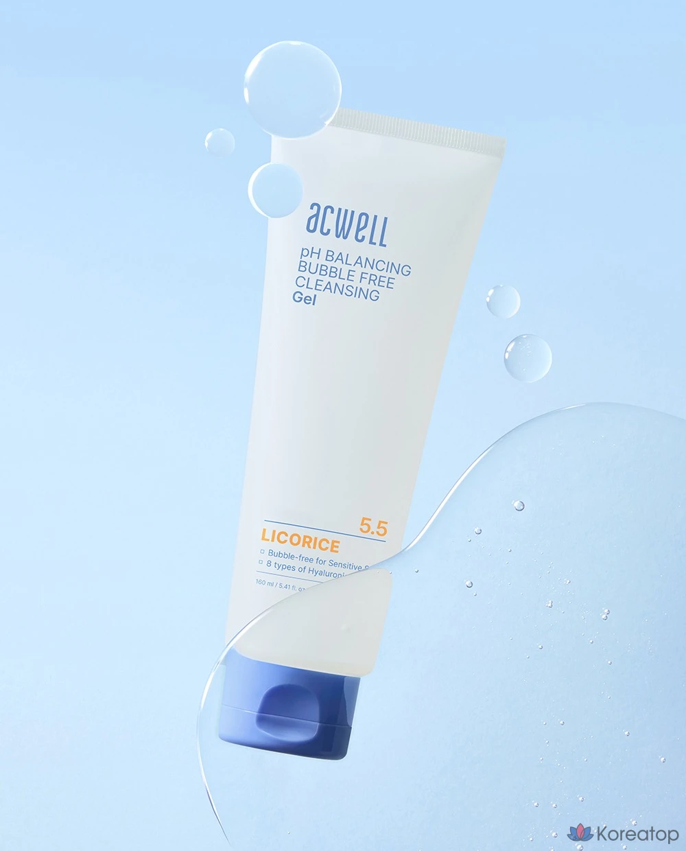 Гель для умывания Acwell pH Balancing Bubble Free Cleansing Gel, 160 мл, 1 шт.