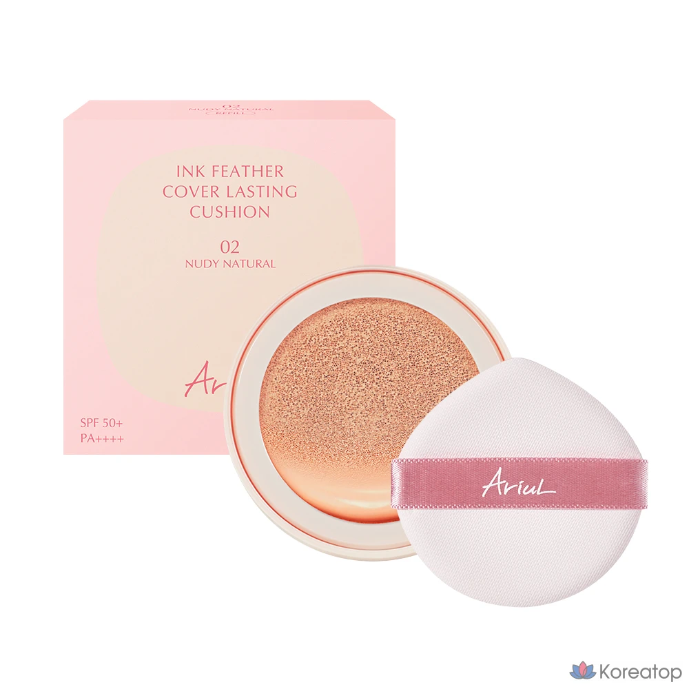 Сменный блок тонального крема Ariul Ink Feeder Lasting Cushion SPF 50+ PA++++ 15 г, № 2, Nudy Natural № 21, 1 шт.