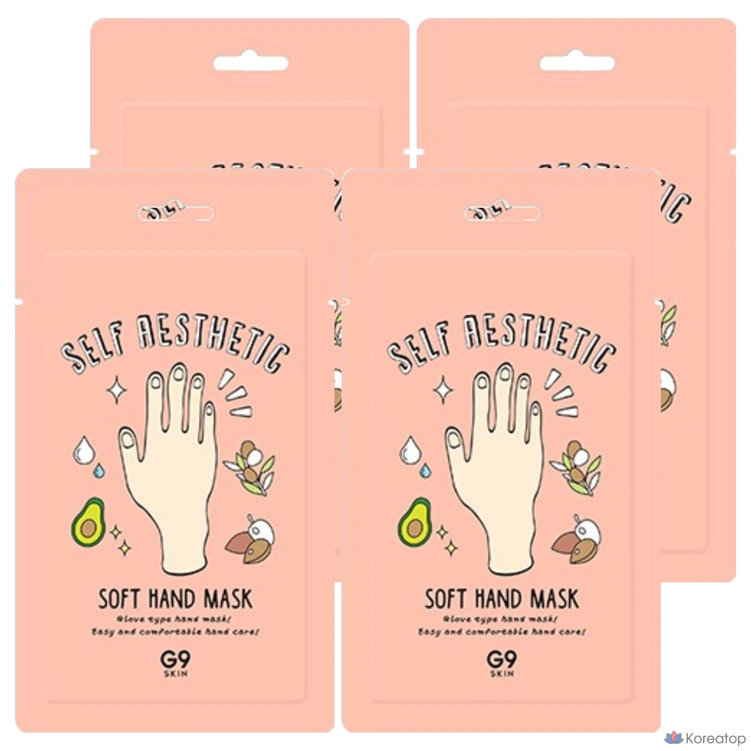 Маска для рук Gina Skin Self-Aesthetic Soft Hand Mask, 5 мл, 4 шт.