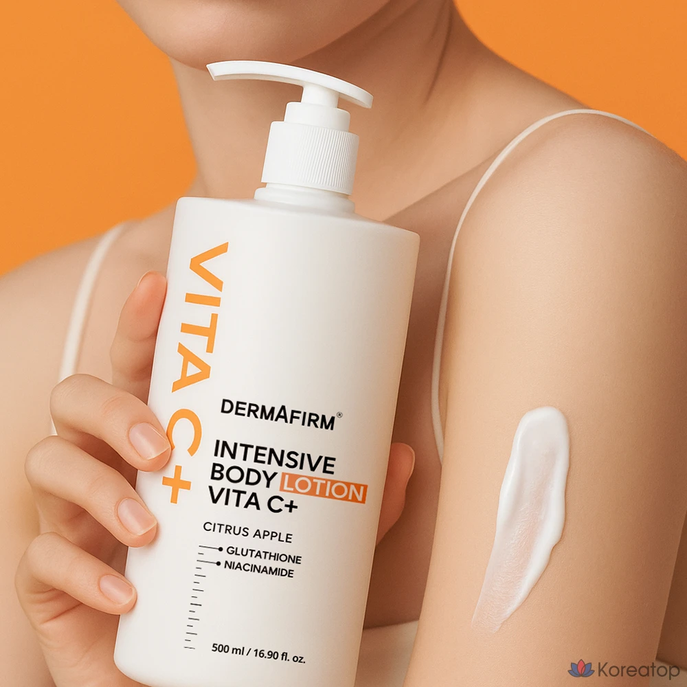 Лосьон для тела Dermafirm Intensive Vita C Plus с ароматом цитрусового яблока, 1 шт., 500 мл